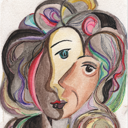 Sophia zhang - Picasso remake - colored version